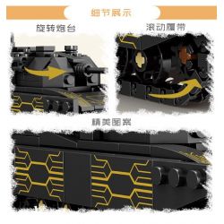 Kazi KY84156 84156 non  TRANG BỊ HIỆN ĐẠI XE TĂNG KHỔNG LỒ TIA CHỚP VÀNG ĐEN 4 TỔ HỢP HẠNG NẶNG TRẠM CHÍNH T90 LECLERC CHIẾN ĐẤU CHỦ LỰC M1A2 CHALLENGER bộ đồ chơi xếp lắp ráp ghép mô hình Military Army INFORMATION WAEFARE Quân Sự Bộ Đội 1134 khối