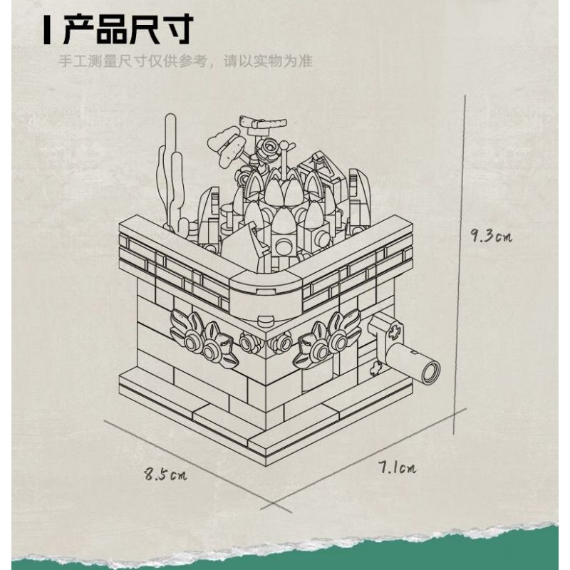 Kazi KY81114 81114 non  CÔN TRÙNG VÀ HOA CÓ 4 LOẠI BỌ RÙA LAN TRẮNG BƯỚM AGAVE ONG VIOLET CÁNH CỨNG CÂY THƠM bộ đồ chơi xếp lắp ráp ghép mô hình Creator INSECT AND FLOWERS Sáng Tạo 1134 khối