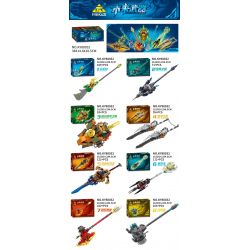 Kazi KY88032 88032 non  8 LOẠI VŨ KHÍ TƯƠNG LAI CLOUD DRAGON CUT SPEAR OF PURPLE THORN SHIELD PERSEUS TWIN LIGHTS CRACK MAKER QINGMING FORK FIERY SUN JUDGEMENT SKY METEOR HAMMER bộ đồ chơi xếp lắp ráp ghép mô hình INSECT AND FLOWERS 806 khối