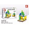 SEMBO WEKKI VIGGI 601016 non  CỬA HÀNG ĐỒ UỐNG SPRITE bộ đồ chơi xếp lắp ráp ghép mô hình Creator SEMBO BLOCK Sáng Tạo 56 khối