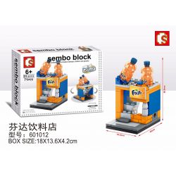 SEMBO WEKKI VIGGI 601012 non  CỬA HÀNG ĐỒ UỐNG FANTA bộ đồ chơi xếp lắp ráp ghép mô hình Creator SEMBO BLOCK Sáng Tạo 71 khối