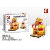 SEMBO WEKKI VIGGI 601001 non  CỬA HÀNG BỎNG NGÔ bộ đồ chơi xếp lắp ráp ghép mô hình Creator SEMBO BLOCK Sáng Tạo 84 khối