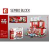 SEMBO WEKKI VIGGI 601018 non  KFC CÁNH NÓNG KEC bộ đồ chơi xếp lắp ráp ghép mô hình Mini Modular Đường Phố Thu Nhỏ 282 khối