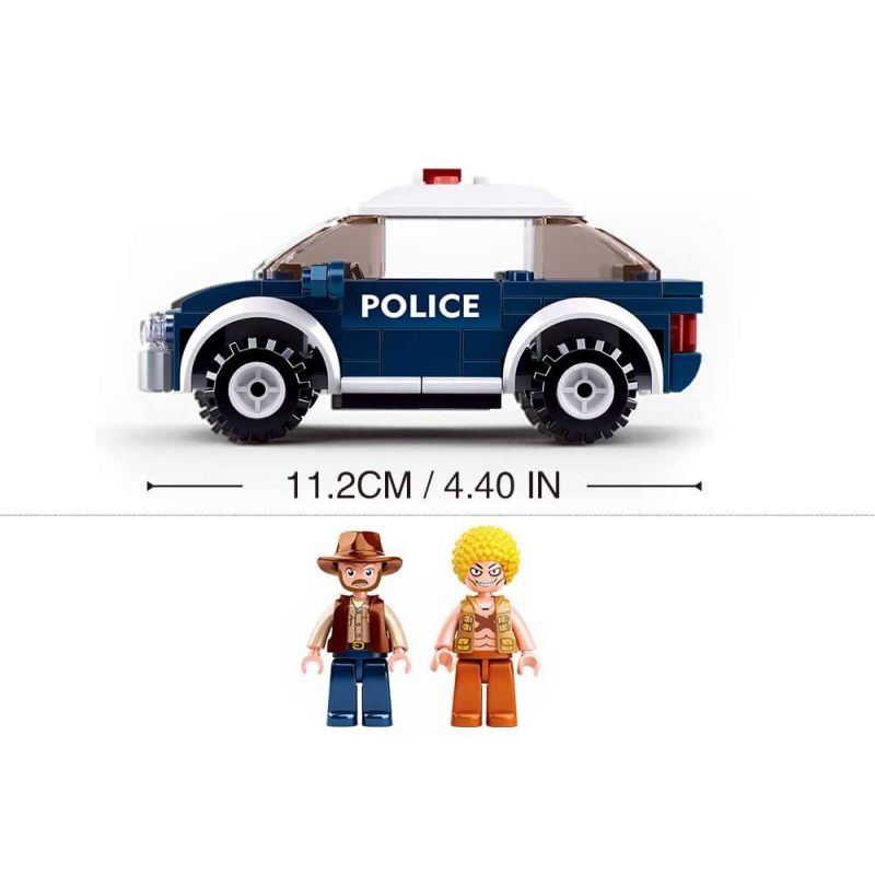 SLUBAN M38-B0650 B0650 0650 M38B0650 38-B0650 non  XE TUẦN TRA CẢNH SÁT bộ đồ chơi xếp lắp ráp ghép mô hình City POLICE PATROL CAR Thành Phố 106 khối