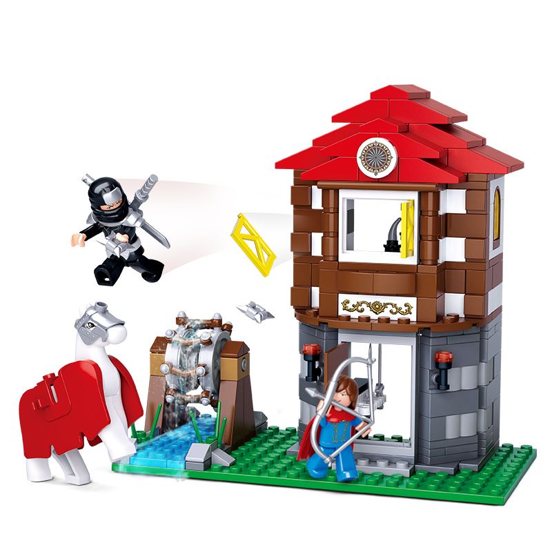 SLUBAN M38-B0616 B0616 0616 M38B0616 38-B0616 non  TÒA KHO BÁU HỒ CHỨA bộ đồ chơi xếp lắp ráp ghép mô hình Ideas Ý Tưởng 280 khối