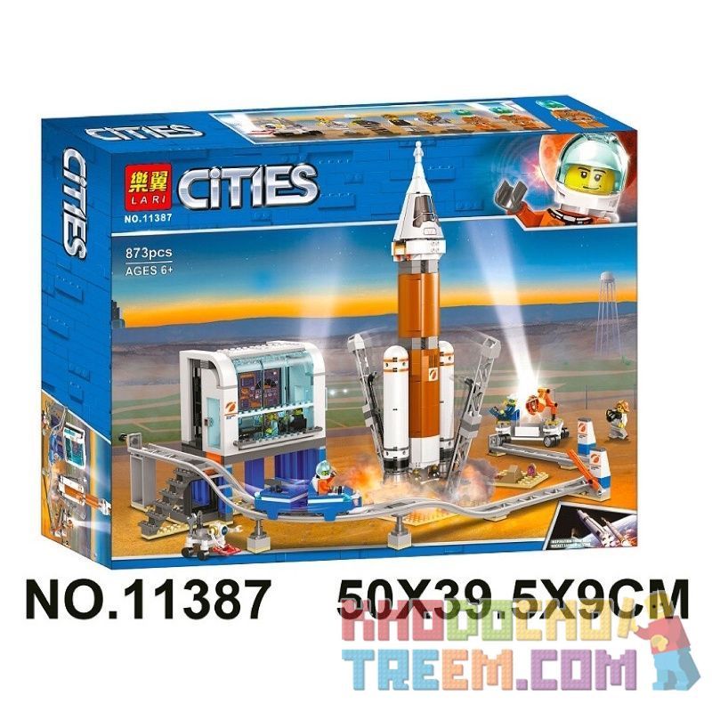 NOT Lego DEEP SPACE ROCKET AND LAUNCH CONTROL 60228 LARI 11387 xếp lắp ráp ghép mô hình ĐIỀU KHIỂN TÊN LỬA VÀ PHÓNG KHÔNG GIAN SÂU KIỂM SOÁT City Thành Phố 837 khối