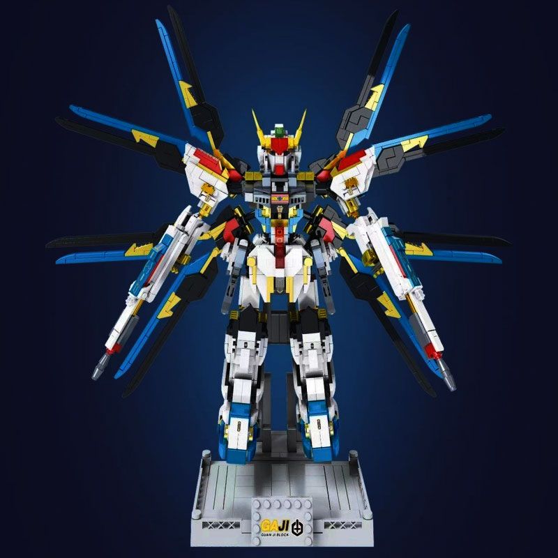 GUANJI BB800 BB801 non  GUOCHUANG MECHA BÃO MIỄN PHÍ bộ đồ chơi xếp lắp ráp ghép mô hình Movie & Game STORM FREEDOM MECHA Phim Và Trò Chơi 1708 khối