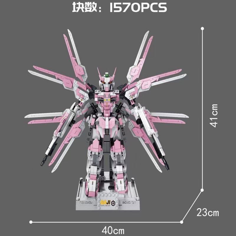 GUANJI BB800 BB801 non  GUOCHUANG MECHA BÃO MIỄN PHÍ bộ đồ chơi xếp lắp ráp ghép mô hình Movie & Game STORM FREEDOM MECHA Phim Và Trò Chơi 1708 khối