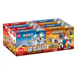 MINGDI LEIBAO K0506 0506 non  MECHA SIÊU THAY ĐỔI ARES 4 TỔ HỢP bộ đồ chơi xếp lắp ráp ghép mô hình Racers DEFORMATION Đua Tốc Độ 833 khối