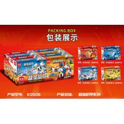 MINGDI LEIBAO K0506 0506 non  MECHA SIÊU THAY ĐỔI ARES 4 TỔ HỢP bộ đồ chơi xếp lắp ráp ghép mô hình Racers DEFORMATION Đua Tốc Độ 833 khối