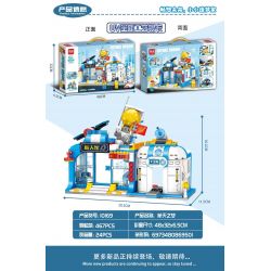 MINGDI LEIBAO 10169 non  DREAM MAKER GIẤC MƠ CỦA CHUYẾN BAY VŨ TRỤ bộ đồ chơi xếp lắp ráp ghép mô hình City FUTURE DREAM Thành Phố 467 khối