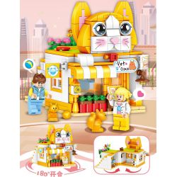 MINGDI LEIBAO 10170 non  DREAM MAKER GIẤC MƠ CỦA THÚ CƯNG Y TẾ bộ đồ chơi xếp lắp ráp ghép mô hình City FUTURE DREAM Thành Phố 478 khối