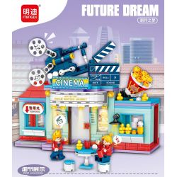 MINGDI LEIBAO 10172 non  DREAM MAKER GIẤC MƠ CỦA NHÀ VIẾT KỊCH bộ đồ chơi xếp lắp ráp ghép mô hình City FUTURE DREAM Thành Phố 456 khối