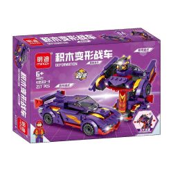 MINGDI LEIBAO K0503 0503 non  4 LOẠI BỂ BIẾN ÁP bộ đồ chơi xếp lắp ráp ghép mô hình Racers DEFORMATION Đua Tốc Độ 869 khối