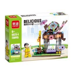 MINGDI LEIBAO K0275 0275 non  CHÒI ĂN 4 LOẠI bộ đồ chơi xếp lắp ráp ghép mô hình DELICIOUS HOUSING 951 khối