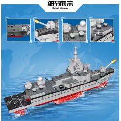 MINGDI LEIBAO K0893 0893 non  VŨ KHÍ QUAN TRỌNG NHẤT CỦA ĐẤT NƯỚC TÀU KHU TRỤC TÊN LỬA DẪN ĐƯỜNG bộ đồ chơi xếp lắp ráp ghép mô hình Military Army AIRCRAFT CARRIER Quân Sự Bộ Đội 417 khối