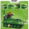 MINGDI LEIBAO K0884 0884 non  VŨ KHÍ QUAN TRỌNG NHẤT CỦA ĐẤT NƯỚC PHÁO PHÒNG KHÔNG TỰ HÀNH FGZ957 bộ đồ chơi xếp lắp ráp ghép mô hình Military Army A SHARP WEAPON OF THE COUNTRY Quân Sự Bộ Đội 454 khối