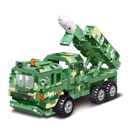 MINGDI LEIBAO K0882 0882 non  VŨ KHÍ QUAN TRỌNG NHẤT CỦA ĐẤT NƯỚC XE TÊN LỬA CHANGJIAN-10 bộ đồ chơi xếp lắp ráp ghép mô hình Military Army A SHARP WEAPON OF THE COUNTRY Quân Sự Bộ Đội 376 khối