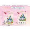 MINGDI LEIBAO K0709 0709 non  LÂU ĐÀI CÔNG CHÚA HOA ĐẦY bộ đồ chơi xếp lắp ráp ghép mô hình PRINCESS CASTLE 504 khối