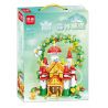 MINGDI LEIBAO K0710 0710 non  LÂU ĐÀI CÔNG CHÚA TRONG RỪNG bộ đồ chơi xếp lắp ráp ghép mô hình PRINCESS CASTLE 501 khối