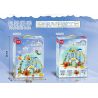 MINGDI LEIBAO K0712 0712 non  LÂU ĐÀI CÔNG CHÚA DƯỚI BIỂN bộ đồ chơi xếp lắp ráp ghép mô hình PRINCESS CASTLE 501 khối