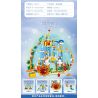 MINGDI LEIBAO K0712 0712 non  LÂU ĐÀI CÔNG CHÚA DƯỚI BIỂN bộ đồ chơi xếp lắp ráp ghép mô hình PRINCESS CASTLE 501 khối