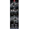 LEIBAO 8163 non  LÁI XE TỐC ĐỘ YAMAHA R1M bộ đồ chơi xếp lắp ráp ghép mô hình  MOTORCYCLE Kỹ Thuật Công Nghệ Cao Mô Hình Phương Tiện 842 khối