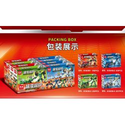 MINGDI LEIBAO K0508 0508 non  MECHA SIÊU BIẾN HÌNH ÁO GIÁP XE MÁY 4 MẪU bộ đồ chơi xếp lắp ráp ghép mô hình Racers DEFORMATION Đua Tốc Độ 842 khối