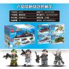 MINGDI LEIBAO K0721 0721 non  QUÂN ĐOÀN VŨ TRANG THÉP TRÊN BIỂN BỘ VÀ KHÔNG 4 LOẠI bộ đồ chơi xếp lắp ráp ghép mô hình Military Army STEEL ARMED Quân Sự Bộ Đội 1043 khối