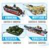 MINGDI LEIBAO K0721 0721 non  QUÂN ĐOÀN VŨ TRANG THÉP TRÊN BIỂN BỘ VÀ KHÔNG 4 LOẠI bộ đồ chơi xếp lắp ráp ghép mô hình Military Army STEEL ARMED Quân Sự Bộ Đội 1043 khối