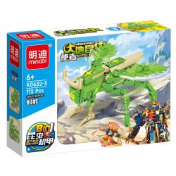 MINGDI LEIBAO K0632 0632 non  SỨ GIẢ CÔN TRÙNG TRÁI ĐẤT 8 MẪU bộ đồ chơi xếp lắp ráp ghép mô hình MESSENGER EARTH INSECT 891 khối