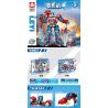 LE YI 85003 non  THẦN CHIẾN TRANH BIẾN HÌNH QINGTIAN bộ đồ chơi xếp lắp ráp ghép mô hình Movie & Game Phim Và Trò Chơi 686 khối
