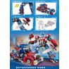 LE YI 85003 non  THẦN CHIẾN TRANH BIẾN HÌNH QINGTIAN bộ đồ chơi xếp lắp ráp ghép mô hình Movie & Game Phim Và Trò Chơi 686 khối