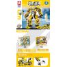 LE YI 85005 non  THẦN CHIẾN TRANH BIẾN HÌNH WASP bộ đồ chơi xếp lắp ráp ghép mô hình Movie & Game Phim Và Trò Chơi 703 khối