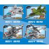 MINGDI LEIBAO K0257 0257 non  VŨ KHÍ CHIẾN TRƯỜNG KẾT HỢP MECHA 4 TRÊN KHÔNG bộ đồ chơi xếp lắp ráp ghép mô hình Military Army Quân Sự Bộ Đội 782 khối