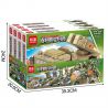 MINGDI LEIBAO K0258 0258 non  VŨ KHÍ CHIẾN TRƯỜNG SỰ KẾT HỢP 4 MECHAS THÚ VỊ bộ đồ chơi xếp lắp ráp ghép mô hình Military Army Quân Sự Bộ Đội 1012 khối