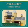 MINGDI LEIBAO K0500 0500 non  4 LOẠI HÌNH KIẾN ​​TRÚC CỔ ĐIỂN PHƯỢNG HOÀNG TRẤN BẾN CẢNG GIANG NAM CHIẾT WUZHEN NHÀ SÁCH bộ đồ chơi xếp lắp ráp ghép mô hình Military Army Quân Sự Bộ Đội 1051 khối
