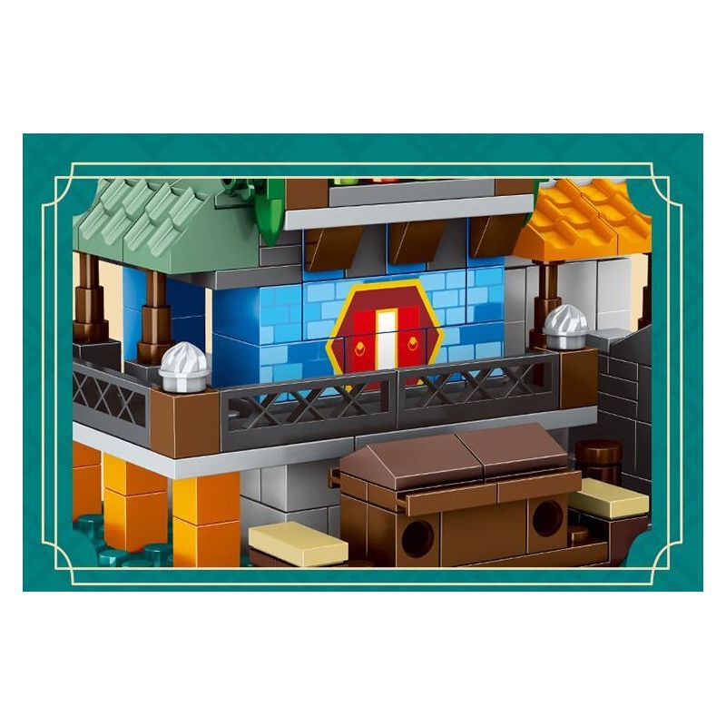 MINGDI LEIBAO K0500 0500 non  4 LOẠI HÌNH KIẾN ​​TRÚC CỔ ĐIỂN PHƯỢNG HOÀNG TRẤN BẾN CẢNG GIANG NAM CHIẾT WUZHEN NHÀ SÁCH bộ đồ chơi xếp lắp ráp ghép mô hình Military Army Quân Sự Bộ Đội 1051 khối