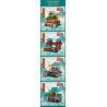 MINGDI LEIBAO K0500 0500 non  4 LOẠI HÌNH KIẾN ​​TRÚC CỔ ĐIỂN PHƯỢNG HOÀNG TRẤN BẾN CẢNG GIANG NAM CHIẾT WUZHEN NHÀ SÁCH bộ đồ chơi xếp lắp ráp ghép mô hình Military Army Quân Sự Bộ Đội 1051 khối