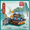 MINGDI LEIBAO K0500 0500 non  4 LOẠI HÌNH KIẾN ​​TRÚC CỔ ĐIỂN PHƯỢNG HOÀNG TRẤN BẾN CẢNG GIANG NAM CHIẾT WUZHEN NHÀ SÁCH bộ đồ chơi xếp lắp ráp ghép mô hình Military Army Quân Sự Bộ Đội 1051 khối
