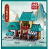 MINGDI LEIBAO K0500 0500 non  4 LOẠI HÌNH KIẾN ​​TRÚC CỔ ĐIỂN PHƯỢNG HOÀNG TRẤN BẾN CẢNG GIANG NAM CHIẾT WUZHEN NHÀ SÁCH bộ đồ chơi xếp lắp ráp ghép mô hình Military Army Quân Sự Bộ Đội 1051 khối