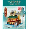 MINGDI LEIBAO K0500 0500 non  4 LOẠI HÌNH KIẾN ​​TRÚC CỔ ĐIỂN PHƯỢNG HOÀNG TRẤN BẾN CẢNG GIANG NAM CHIẾT WUZHEN NHÀ SÁCH bộ đồ chơi xếp lắp ráp ghép mô hình Military Army Quân Sự Bộ Đội 1051 khối