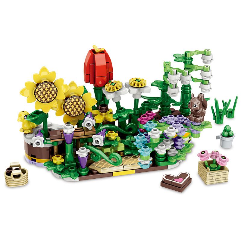 MINGDI LEIBAO K0535 0535 non Lego CỬA HÀNG HOA bộ đồ chơi xếp lắp ráp ghép mô hình Creator FLOWERS Sáng Tạo 429 khối