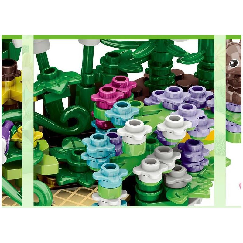 MINGDI LEIBAO K0535 0535 non  CỬA HÀNG HOA bộ đồ chơi xếp lắp ráp ghép mô hình Creator FLOWERS Sáng Tạo 429 khối