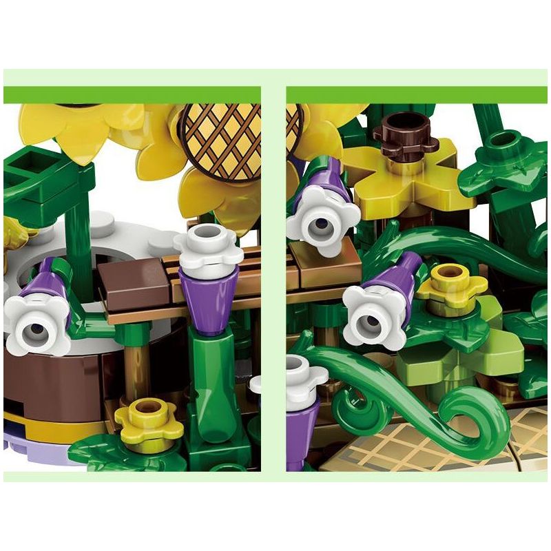 MINGDI LEIBAO K0535 0535 non  CỬA HÀNG HOA bộ đồ chơi xếp lắp ráp ghép mô hình Creator FLOWERS Sáng Tạo 429 khối