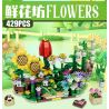 MINGDI LEIBAO K0535 0535 non  CỬA HÀNG HOA bộ đồ chơi xếp lắp ráp ghép mô hình Creator FLOWERS Sáng Tạo 429 khối