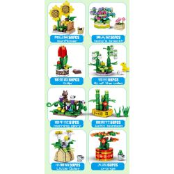 MINGDI LEIBAO K0535 0535 non  CỬA HÀNG HOA bộ đồ chơi xếp lắp ráp ghép mô hình Creator FLOWERS Sáng Tạo 429 khối