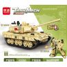 MINGDI LEIBAO K0350 0350 non  CƠ KHÍ XE TĂNG 96B bộ đồ chơi xếp lắp ráp ghép mô hình Military Army TANK MECH Quân Sự Bộ Đội 917 khối