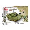 MINGDI LEIBAO K0351 0351 non  CƠ KHÍ XE TĂNG KIỂU 15 bộ đồ chơi xếp lắp ráp ghép mô hình Military Army TANK MECH Quân Sự Bộ Đội 919 khối
