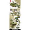 MINGDI LEIBAO K0351 0351 non  CƠ KHÍ XE TĂNG KIỂU 15 bộ đồ chơi xếp lắp ráp ghép mô hình Military Army TANK MECH Quân Sự Bộ Đội 919 khối